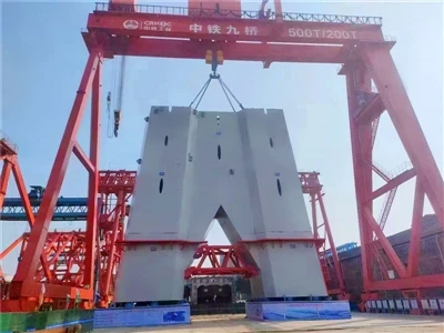 500t Gantry Crane, Għajnuna taċ-Ċina Ferrovija Disa Pontijiet