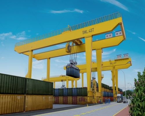 Double Girder Gantry Crane Bil Hook