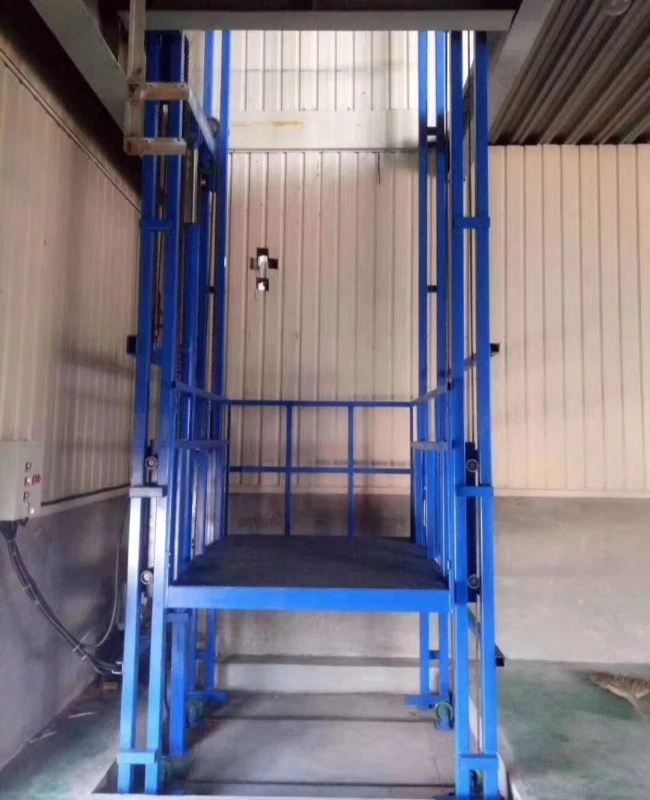 Warehouse hydraulic electric cargo lift（4）
