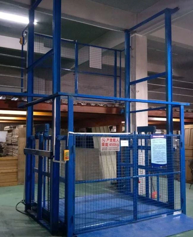 Lift tal-Merkanzija Elettriku Idrawliku tal-Maħżen