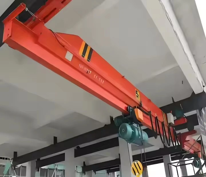 Workshop Single Girder Overhead Bridge Crane factory